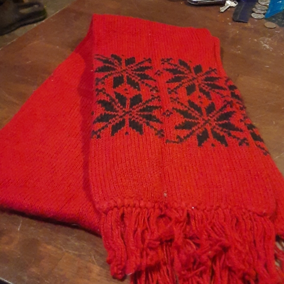 KNITTED  SNOWFLAKE ❄ SCARF Other - KNITTED SNOWFLAKE ❄  SCARF